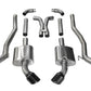 Corsa Performance 10-15 Chevrolet Camaro SS 6.2L V8 Manual Black Xtreme 3" Cat-Back