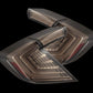 AlphaRex 16-21 Honda Civic Hatchback / Type-R FK8 Nova-Series LED Tail Lights - Clear Smoke 676040 *Discontinued