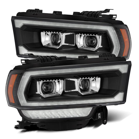 AlphaRex 19-21 Ram 2500 PRO-Series Projector Headlights Plank Style Black w/Activation Light 880547 *Discontinued