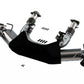 Borla 2020 Chevrolet Corvette C8 6.2 ATAK 3in Exhaust System Dual Round Rolled A/C Black Chrome Tips 140839BC