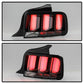 Spyder 05-09 Ford Mustang (White Light Bar) LED Tail Lights - Black ALT-YD-FM05V3-LED-BK 5086693