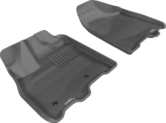 3D MAXpider 2013-2020 Toyota Sienna Kagu 1st Row Floormat - Black L1TY13111509
