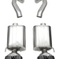 Corsa 06-13 Chevy Corvette C6 Z06 7.0L / 09-13 ZR1 6.2L Black PVD AxleBack Exhaust w/4.5in Twin Tips 21077BLK