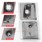 ANZO 1994-1998 Chevrolet Blazer Corner Lights Clear Lens w/ Amber Reflector 521041