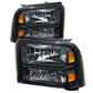 SPYDER Xtune Ford F250/350/450 Super Duty 05-07 Crystal Headlights w/ LED Black HD-JH-FS05-LED-BK 9026966