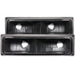 Anzo 1988-1998 Chevrolet C1500 Euro Parking Lights Black