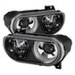 SPYDER Xtune Dodge Challenger 08-14 Xenon Hid Model Only Projector Headlamps Black HD-JH-DCHAL08-HID-BK 9027277