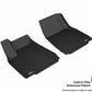 3D MAXpider 2016-2020 Tesla Model X Kagu 1st Row Floormat - Black L1TL00111509