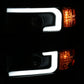 Anzo Projector Headlights With Plank Style Design Black w/Amber 15-17 Chevr