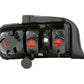 Anzo 2005-2009 Ford Mustang Taillights Red/Clear - 2010 Style