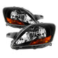 SPYDER xTune Toyota Yaris Sedan 06-12 OEM Style Headlights - Black HD-JH-TYA06-AM-BK 9036040