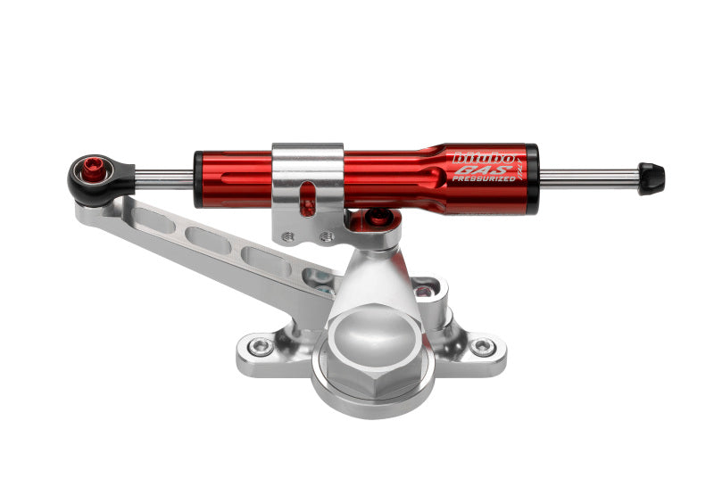 Bitubo Suspension Bitubo KITL Steering Damper Kit Side Mounting With Red Shock Absorber KIT142A1
