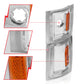 ANZO 1994-1998 Chevrolet Blazer Corner Lights Clear Lens w/ Amber Reflector 521041