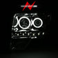 Anzo 2009-2014 Ford F-150 Projector Headlights w/ Halo Chrome (CCFL) G2
