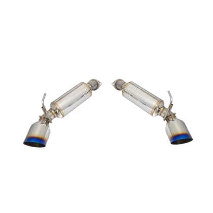 Remark 09-19 Nissan 370z Axle Back Exhaust w/Burnt Stainless Single Wall Tip