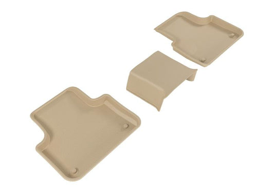 3D MAXpider 2017-2020 Audi Q7/Q8 Kagu 2nd Row Floormats - Tan L1AD04021502