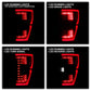 SPYDER 21-23 Ford F150 (Halogen w/ Blind Spot) Full LED Tail Lights - Black (ALT-YD-FF15021HALBS-BK) 5088789