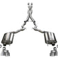 Corsa 18-20 Ford Mustang GT Convertible w/o Active Valves Xtreme Cat-Back w/ Polished 4in Tips 21048