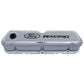 Ford Chrome Steel Valve Cover Set w/Ford Racing Logo FRD302-071