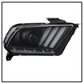 Spyder 10-13 Ford Mustang - Halogen - Projector Headlights - LED Signals -Black (PRO-YD-FM2010V2-BK) 5085429