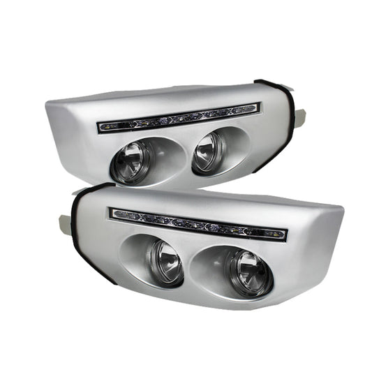 Spyder Toyota FJ Cruiser 07-14 Fog Lights W LED Daytime Running Lights w/swch- Clear FL-DRL-TFJ07-C 5070555