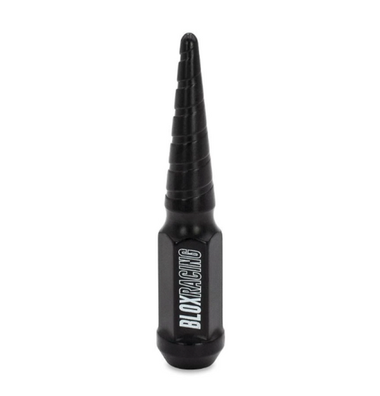 BLOX Racing Spike Forged Lug Nuts - Flat Black 12 x 1.25mm - Single BXAC-00154-SP