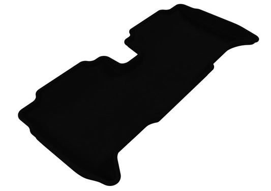 3D MAXpider 2007-2011 Toyota Yaris Sedan Kagu 2nd Row Floormats - Black L1TY07221509