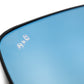 OLM Wide Angle Convex Mirrors with Turn Signals / Blind Spot Detection LED / Defrosters (Blue) - 15+