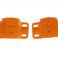 Ford Racing 2021+ Bronco Front Bumper Tow Hooks - Orange (Pair) M-18954-BO