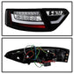 Spyder Audi A5 08-12 LED Tail Lights Black ALT-YD-AA508-LED-BK 5082275