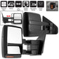 SPYDER xTune Ford F-150 07-14 Heated Amber LED Signal Telescoping Mirror - SET MIR-FF15007S-PWH-AM-SET 9936791