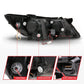 Anzo 2011-2013 Kia Optima Projector Headlights w/ Halo Chrome (CCFL)