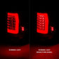 ANZO 04-15 Nissan Titan Full LED Tailights Chrome Housing Red/Clear Lens 311422