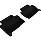 3D MAXpider 2007-2015 Audi Q7 Kagu 2nd Row Floormats - Black L1AD02621509