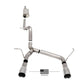 Corsa 07-18 Jeep Wrangler JKU 3.6L/3.8L 2.75in Sport Cat-Back Exhaust w/ 4in American Flag Tips 21122USA