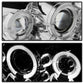 Spyder Ford Mustang 99-04 Projector Headlights LED Halo Chrome High H1 Low H1 PRO-YD-FM99-1PC-AM-C 5010452