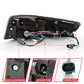 ANZO 2012-2018 Audi A6 LED Taillight Black Housing Red/Clear Lens 4 pcs (Sequential Signal) 321353