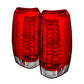 Spyder Chevy Avalanche 07-13 LED Tail Lights Red Clear ALT-YD-CAV07-LED-RC 5032478