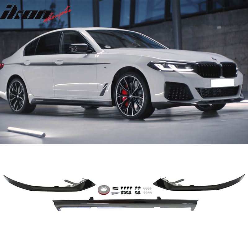 Fits 2021-2023 BMW G30 MP Type 1 Rear Diffuser+Front Bumper Lip+Side S