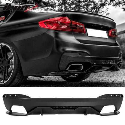 2017-2022 BMW G30 5 Series MP Style Type 2 Rear Bumper Diffuser PP