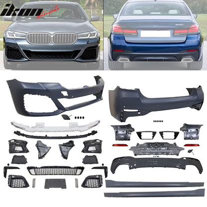 2021-2023 BMW G30 M-Tech M Sport M550 Front Rear Bumper + Side Skirts