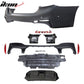 2017-2020 BMW G30 G31 5 Series CS Style Rear Bumper Cover Conversion