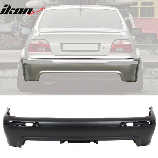 1997-2003 BMW E39 5-Series Unpainted Twin M5 Style Rear Bumper Cover