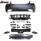 2015-2018 Benz C-Class W205 Rear Bumper with Diffuser Muffler Tip PP