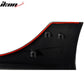 2008-2015 Mitsubishi Lancer EVO Side Skirts Unpainted Black PP Pai