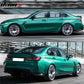 2019-2023 BMW G20 M3 Style Front Rear Bumper Retangular Tip&Side Skirt