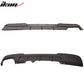 2011-2016 BMW F10 MP Style Rear Bumper Lip Diffuser Single Outlet PP