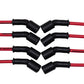 LSx Performance Spark Plug Wire & Heat Boot Combo (Red Wires & Red Boots)