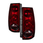 SPYDER Xtune GMC Yukon Xl 1500/2500 2007-2012 OEM Style Tail Lights Red Smoked ALT-JH-GYXL07-OE-RSM 9034589