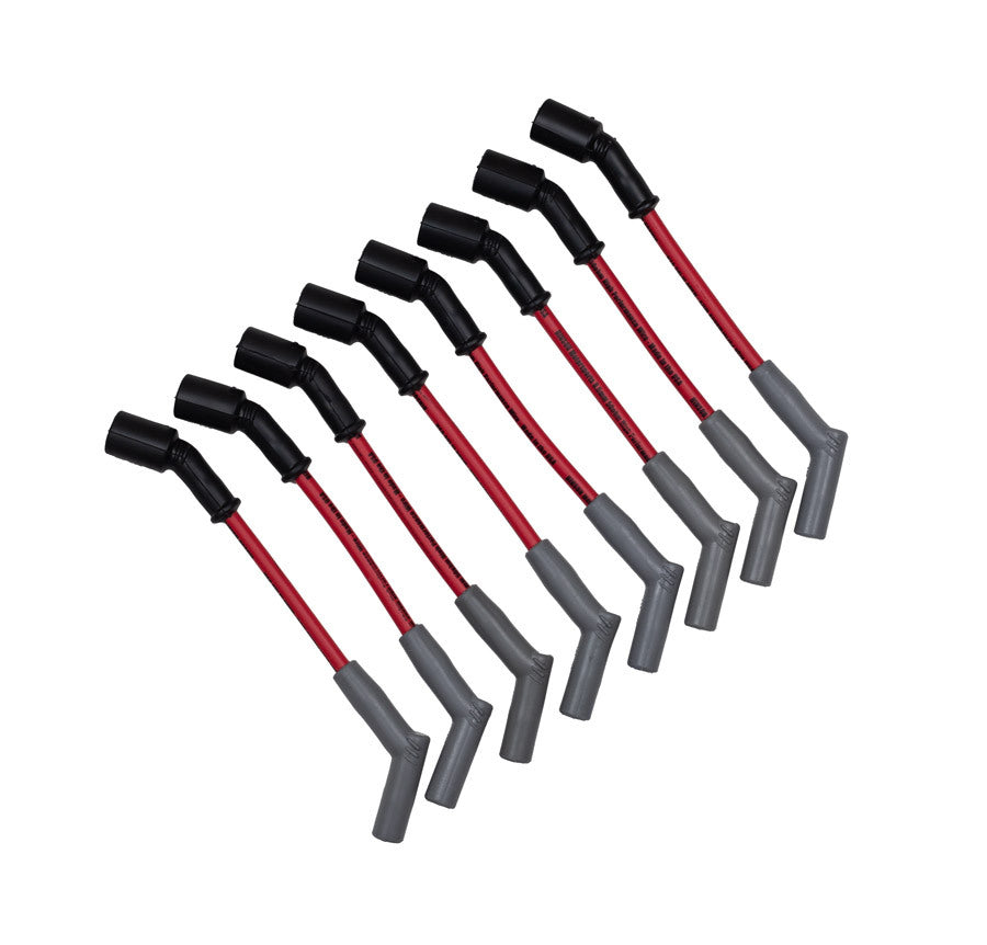 LSx Performance Spark Plug Wire & Heat Boot Combo (Red 45 Wires & Black Boots)